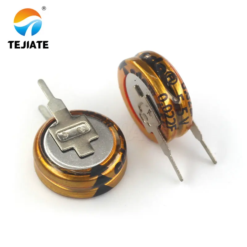 2PCS Super Farah Capacitor 5.5V 0.1/0.33/0.47/1.5/1.0/4.0/5.0/F V Double Layer Capacitor