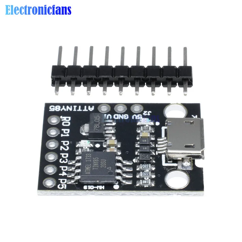 ATtiny ATtiny85 Digispark Kickstarter Micro USB макетная плата модуль для Arduino IIC IEC TWI SPI микроконтроллер низкой мощности