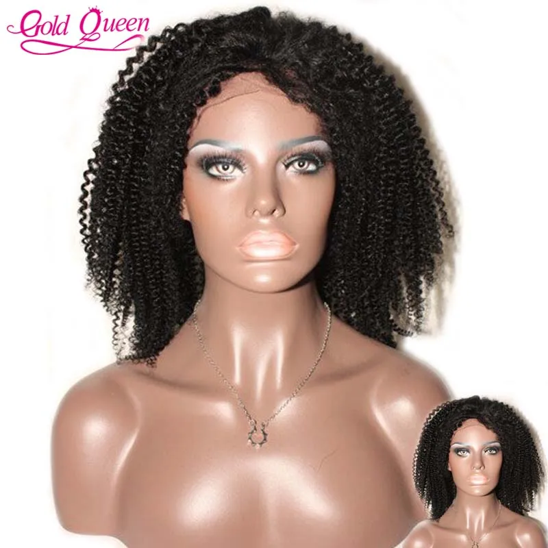 

kinky full lace human hair wigs for black women 150% density mongolian kinky curly virgin human hair front lace wig glueless wig