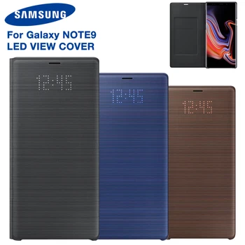

Original Samsung LED Cover Protection Cover Phone Case For Samsung Galaxy Note 9 Note9 N960F N9600 + Sleep Function Card Pocket