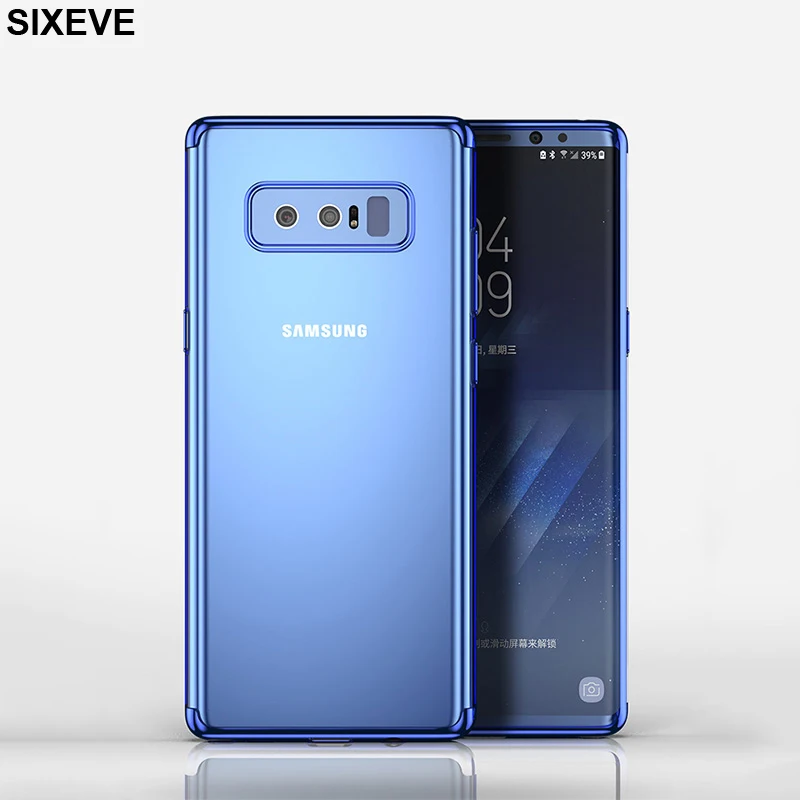 Роскошные покрытие прозрачный силиконовый чехол для samsung Galaxy S9 плюс мягкий S8 S7 S6