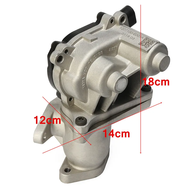 Egr Exhaust Gas Valve For Great Wall 1207100-Ed01A V200 x200 2.0L For crude oil-Engine gw4D20 Recirculation Valve Reduce Tempe