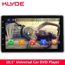 KLYDE 10,1 "ips 4G Octa Core Android 8,0 4G B + 32 ГБ 2DIN Универсальный dvd-плеер автомобиля для nissan Tiida 350Z X-trail Солнечный Navara NV200