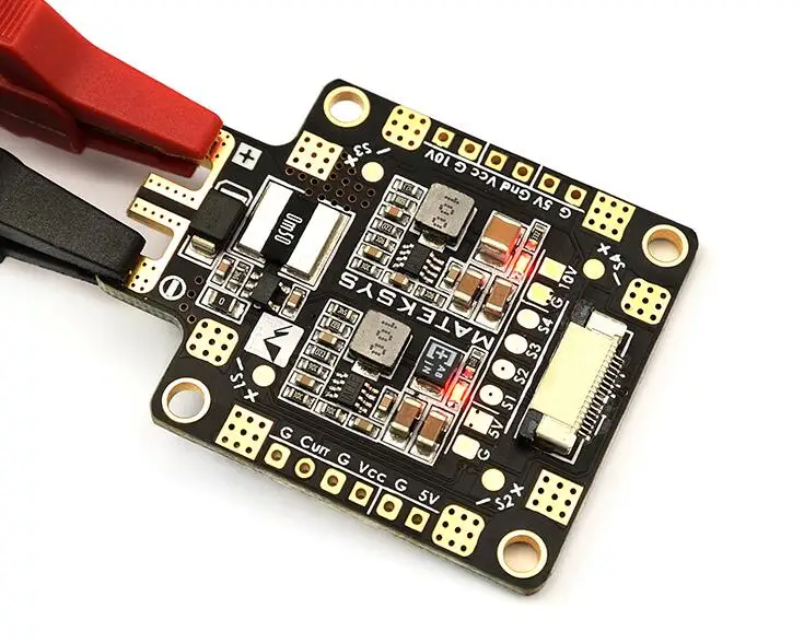 Плата распределения питания Matek FCHUB 6S Hub PDB 5 В и 12 BEC Встроенный датчик тока 184A для