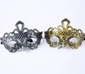 

Vintage men mask festive party proms raves carved jazz mask stage perform props fancy dress XMAS halloween half face ball mask
