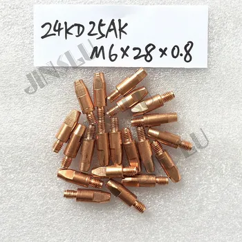 

30 PCS contact tips suitable for BINZEL style MIG torch consumable 25AK MIG welding torches