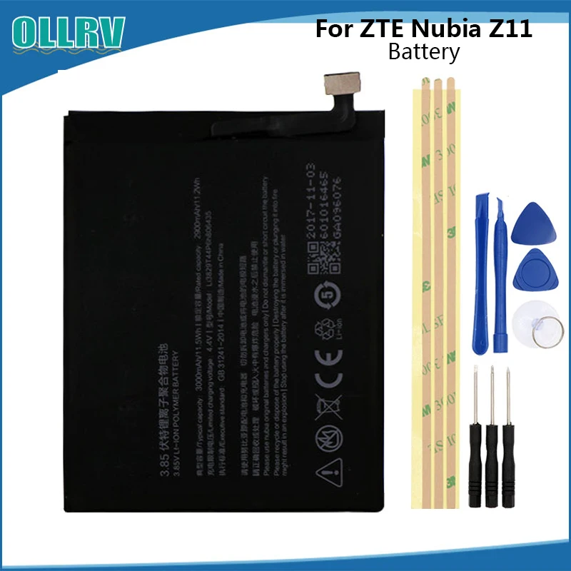 Аккумулятор Li3829T44P6h806435 для ZTE nubia z11 аккумулятор NX531J и инструменты разборки 3000