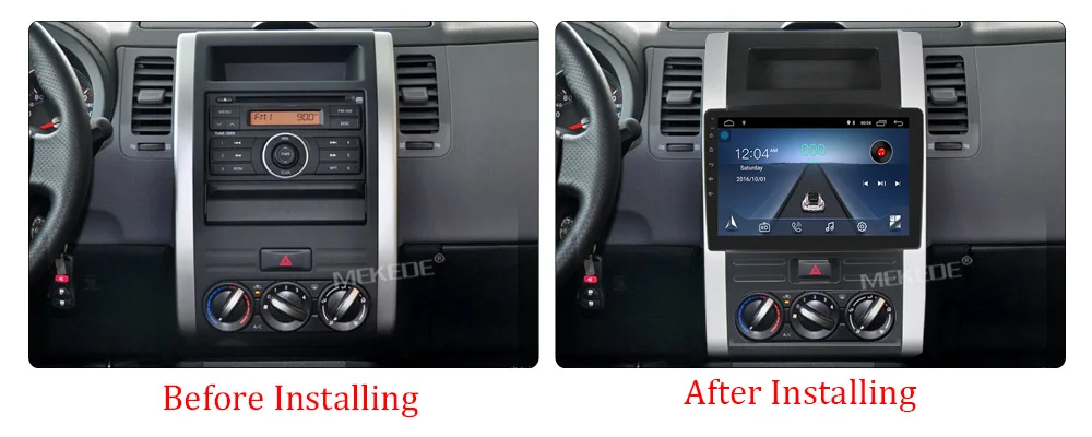Excellent MEKEDE HD 10.1" HD 1024*600 HD Quad Core Android 8.1 Car Auto Radio Stereo GPS BT For Nissan Xtrail 2008-2012 Player gps SYSTEM 5