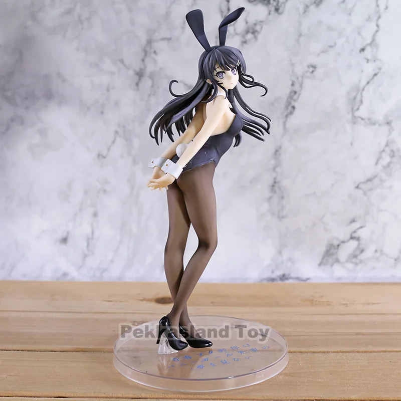 Аниме негодяй не мечтает зайчик девушка Senpai Sakurajima Mai ПВХ фигурка Коллекционная