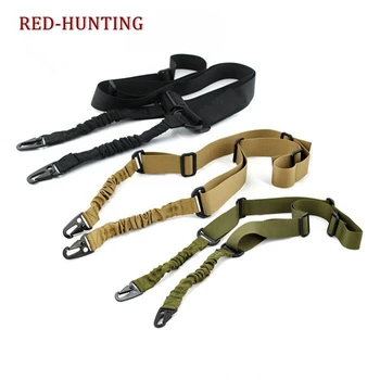

Adjustable Heavy Nylon Duty Gun Belt Strap Tactical two Points Sling Outdoor Airsoft Mount Bungee Rifle Sling