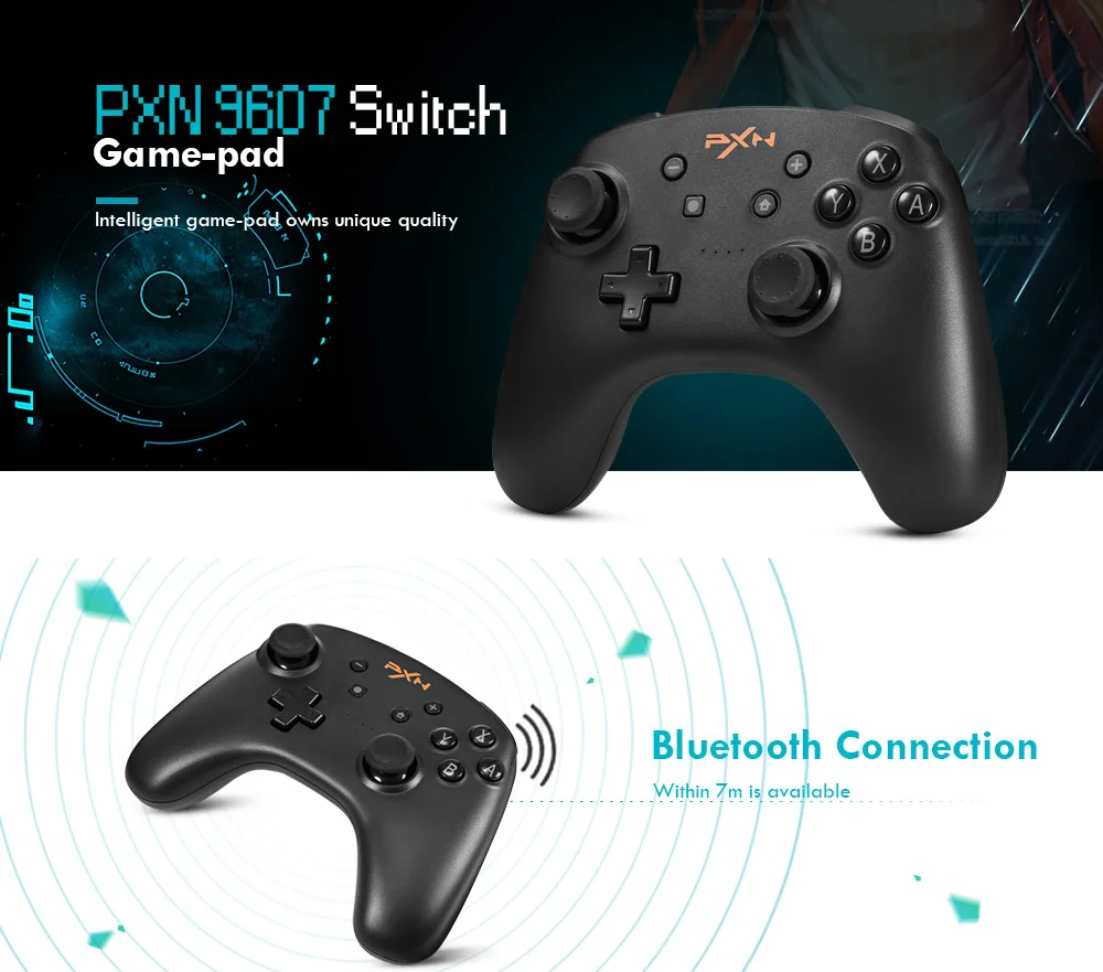 PXN 9607 game handle Bluetooth Wireless Intelligent Speedy Switch Game Controller Pad Gamepad Game Joystick for Smartphone