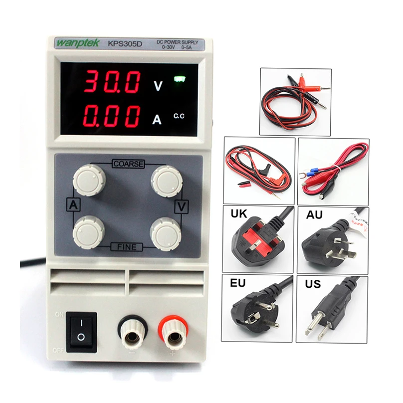 KPS305D Adjustable High precision double LED display switch DC Power