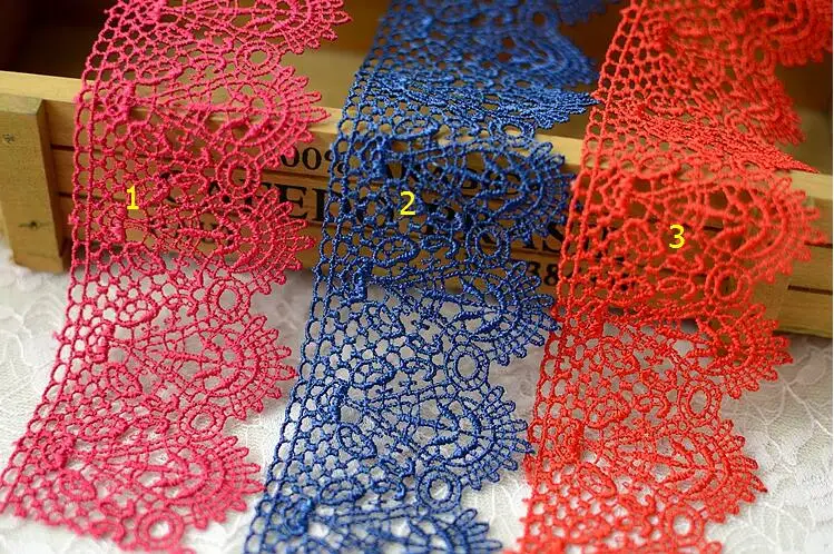 

10Yards 6cm Width Lace Trim Applique Fabric Venise Venice Polyester Accessories Sewing Material DIY Craft YYN467