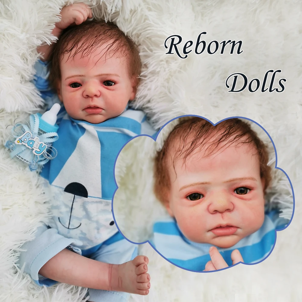 OtardDolls Bebe Reborn Baby Doll 22 дюйма 55 см Силиконовая виниловая Bebe Кукла Новорожденный очаровательны реалистичные для детей ясельного возраста для подарка Быстрая