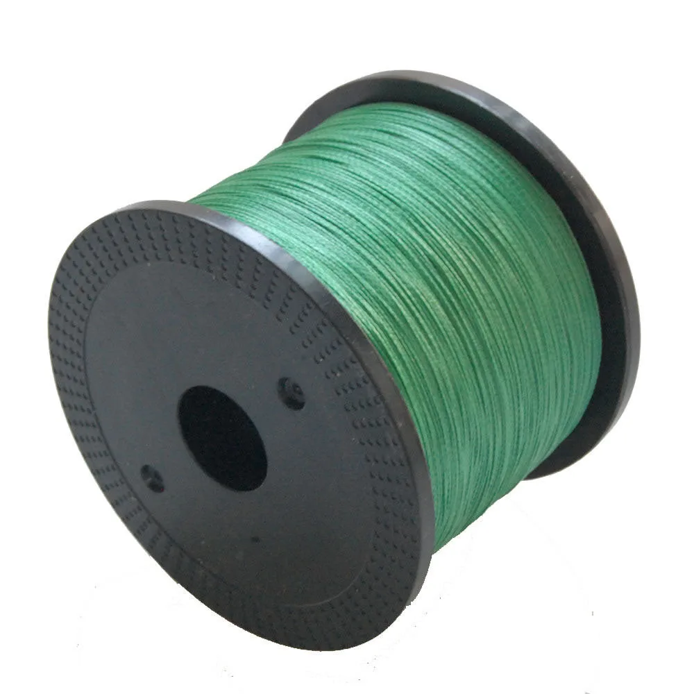 Hyaena 300m 100 PE Braided Fishing Line Green 4 Strands Braid