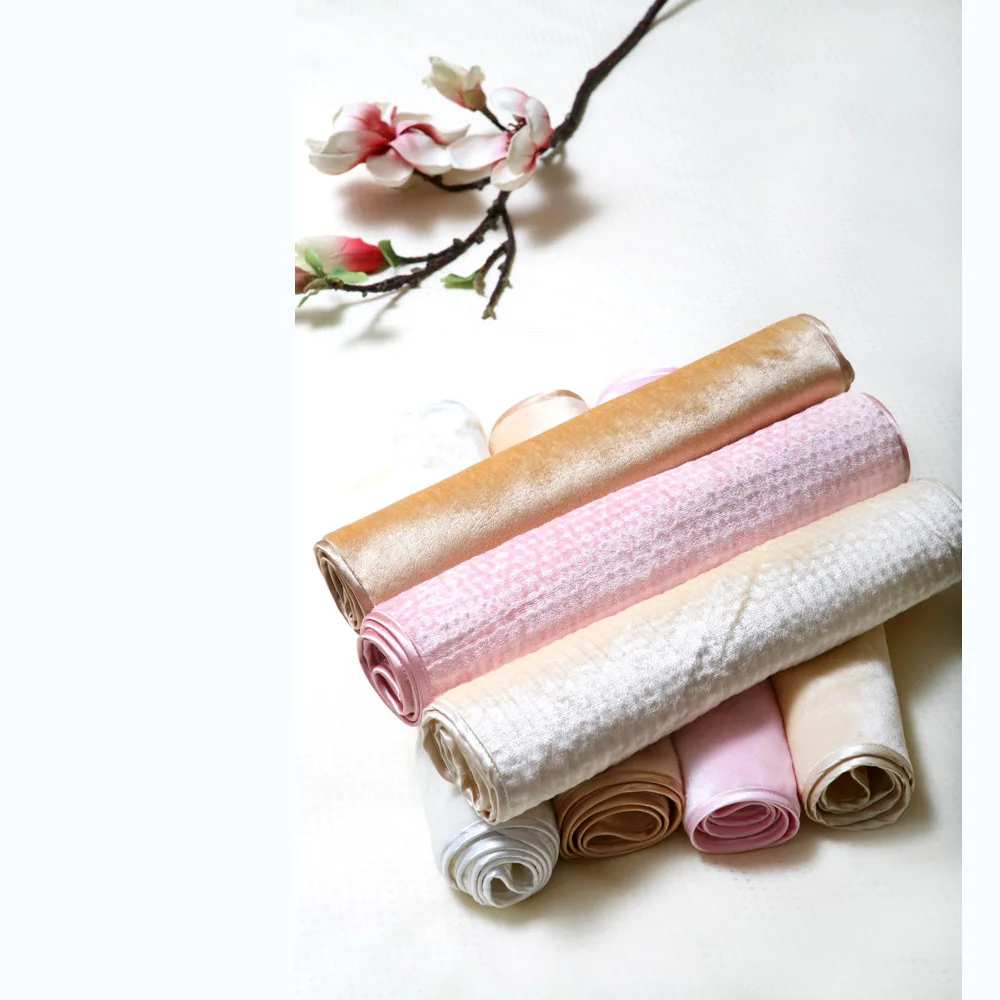 Шелк, бархат, шелк, Вафельное полотенце для красоты, полотенце для лица, охлаждающее, 33x75 см, розовое