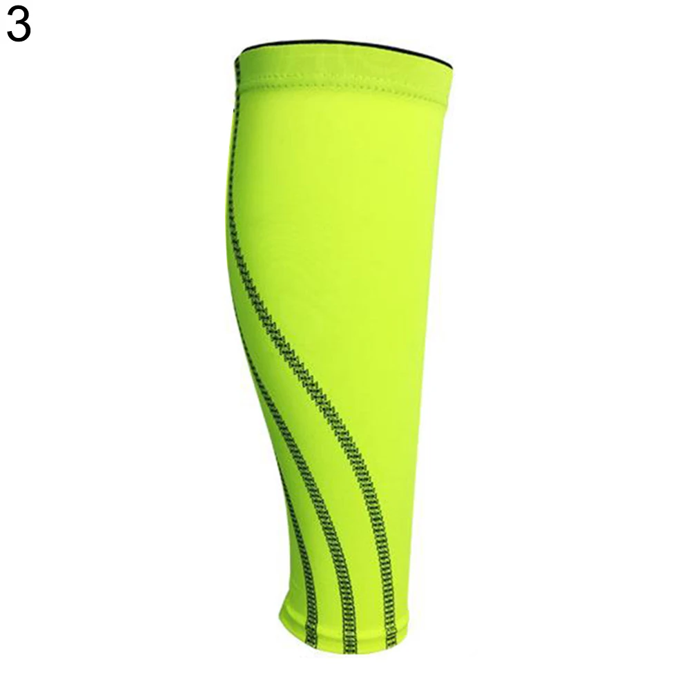 1 шт. унисекс компрессионный рукав для ног спортивный бег Футбол поддержка икр скоба