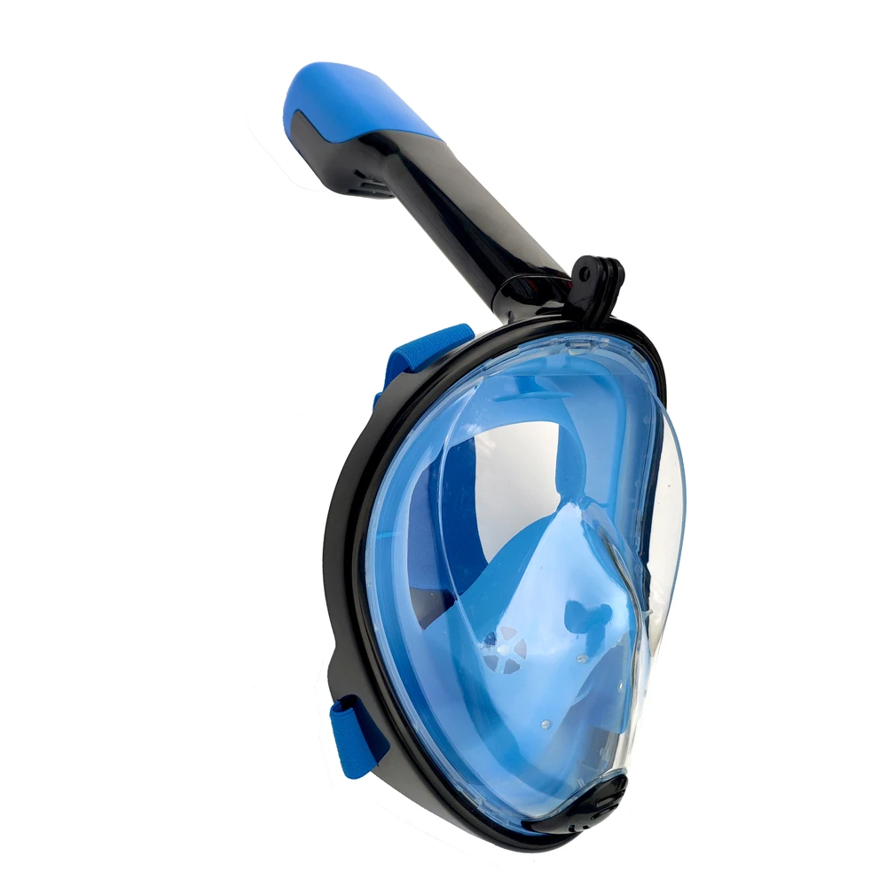 Новинка, красочная маска для дайвинга с покрытием, маска для подводного плавания с полным лицом, маска для плавания, тренировочная маска для подводного плавания, противотуманная маска для Gopro, снаряжение для дайвинга - Цвет: New Color 1
