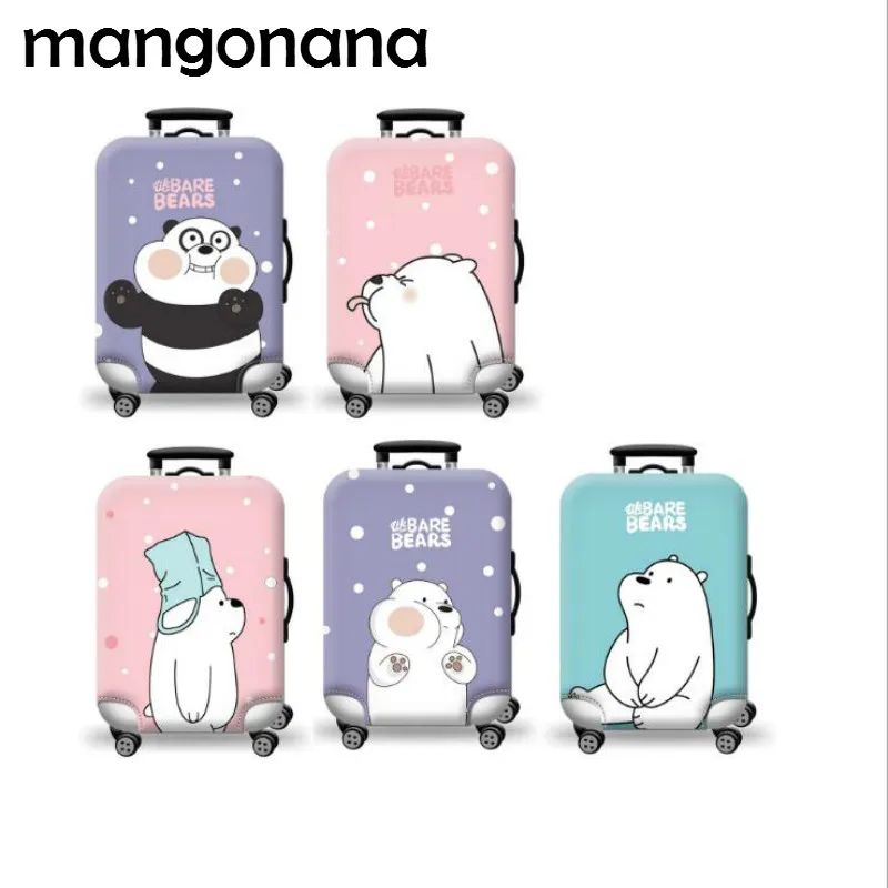 

1PC 18"-32'' Cute Bear Elastic Travel Luggage Cover Suitcase Protective Case Protector