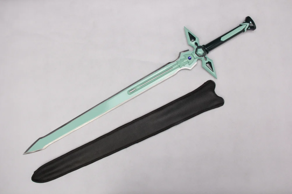 Меч искусство онлайн САО Кирито Темный отталкивающий косплей меч японская игра-Аниме Катана углеродистая сталь
