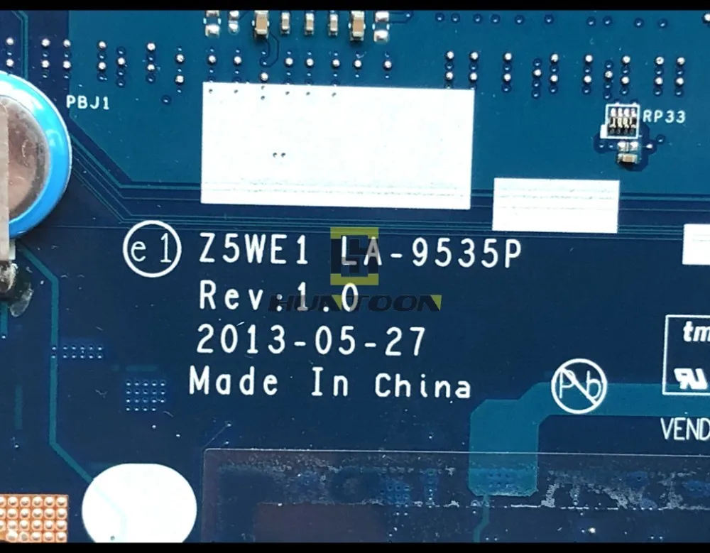 Высокое качество Z5WE1 LA-9535P для ACER Aspire E1-570 E1-570G Материнская плата ноутбука NBMEP11003 SR0XL I5-3337U DDR3L полностью протестирована