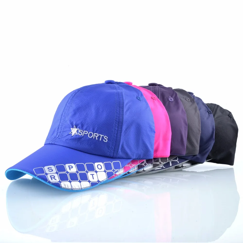 Drying Folding Baseball Cap Men Women Summer Hat Travel Sun Shade Hats