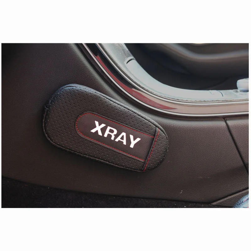 Высококачественная Кожаная подушка для ног, наколенник для двери автомобиля, накладка на руку, внутренние автомобильные аксессуары для Lada Xray