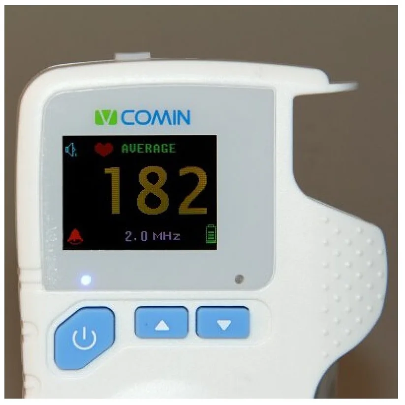 Doppler 2016 VCOMIN FD 200G 1.8inch LCD Baby Heart Rate ultrasonic monitor detector fetal doppler 2MHz CE Proved for Pregnant