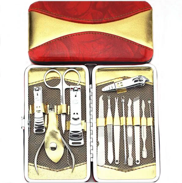

13pc Nail Art Tools Manicure Pedicure Set Nails Clipper Kits