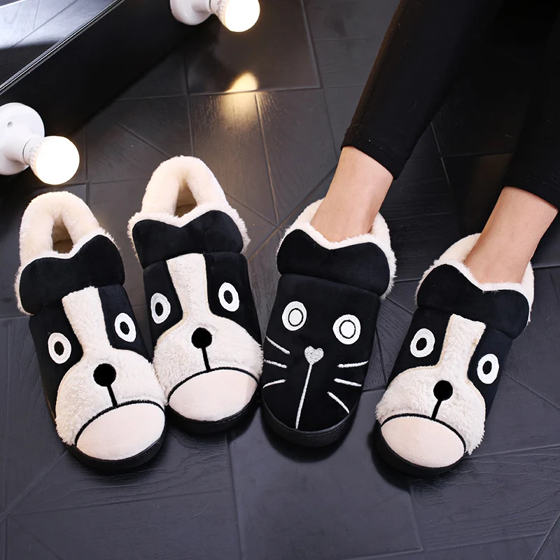 

2018 Women Boots Winter Warm Fur Plush Snow Ankle Boots House Cotton Comfort Memory Foam Shoes Woman Couple Botas Mujer booties