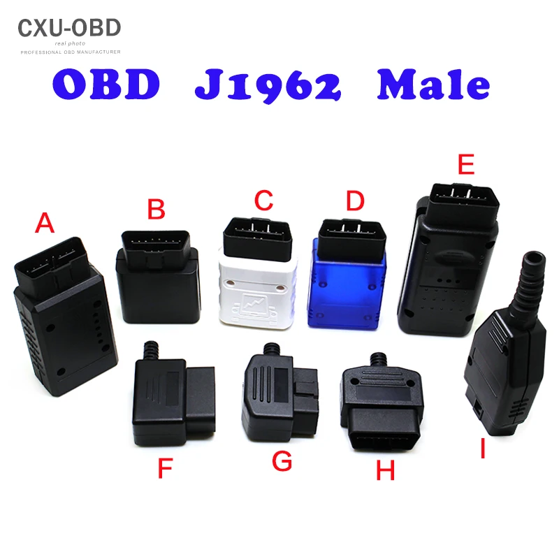 OBD2 16Pin штекер адаптера OBD OBDII EOBD J1962 OBD2 16Pin адаптер для проводки 16Pin оболочка 5 шт