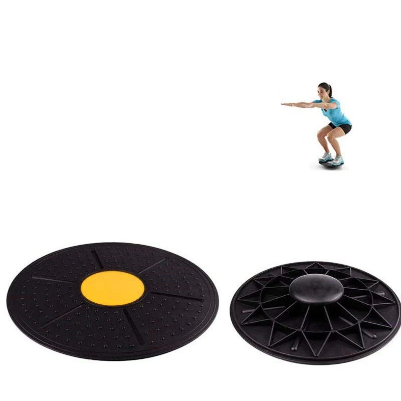 

2019 Universal Healthy Wobble Balance Board Stability Disc Yoga Sport Training Fitness Exercise Waist Wriggling Round Plate