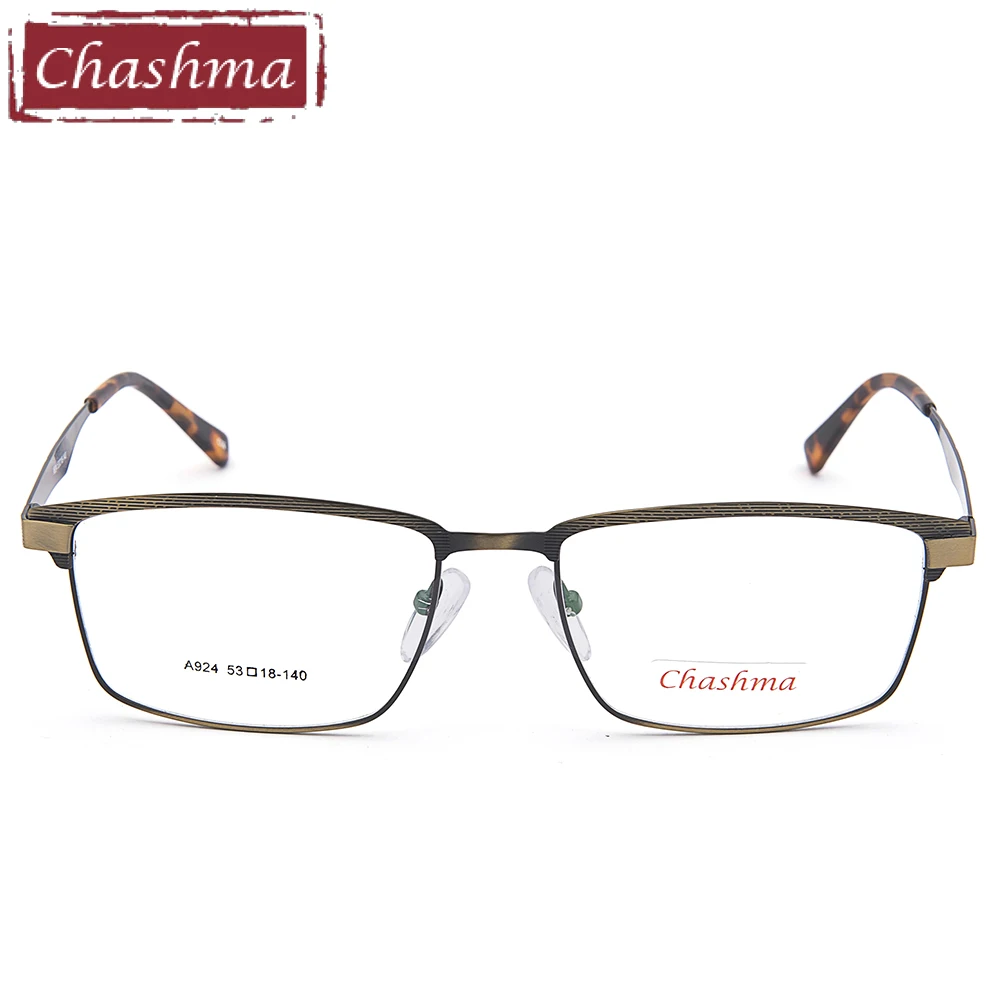 Металлическая оправа для очков Chashma брендовые дизайнерские мужские очки