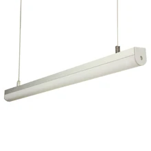 6 шт./упак. алюминиевый профиль свет бар подвесной светильник 1 м 144 светодиоды AC220V DC12V Светодиодные трубки Luces SMD 2835 с крышкой ПК