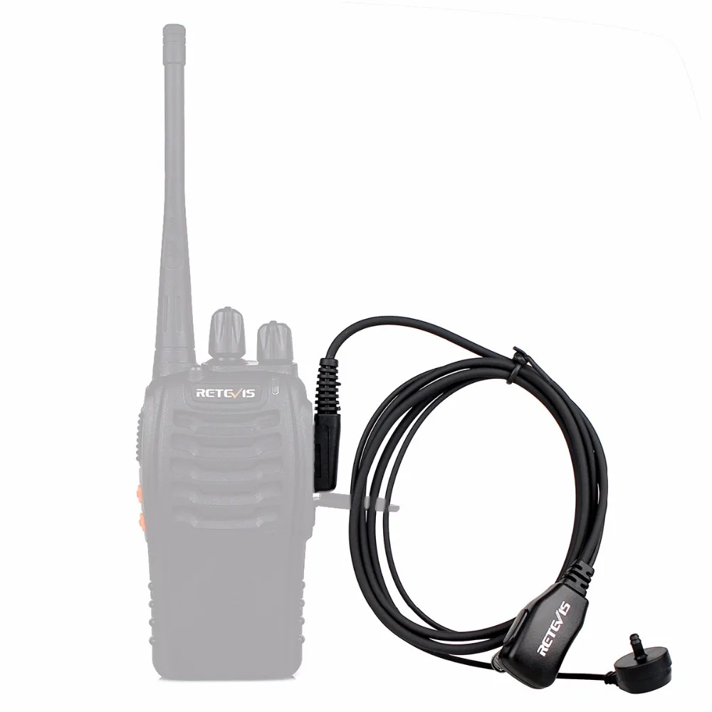 5 шт. иди и болтай Walkie Talkie гарнитура 2Pin PTT Mic Динамик для Kenwood для Baofeng UV-5R UV-82 радио Retevis H777 RT7 RT22 для WLN KD-C1