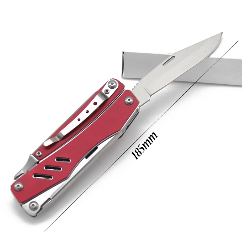 Najtaniej 1 sztuka wysokiej jakości wielu szczypce do narzędzi szczypce do zdejmowania izolacji śrubokręt nożyczki przenośne Mini Survival Multitoo narzędzia ręczne