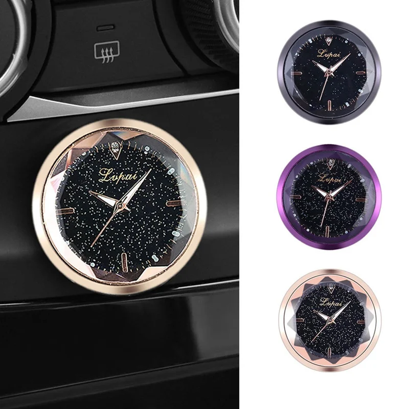 

Car Clock Ornaments Auto Watch Air Vents Outlet Clip Mini Decoration Automotive Dashboard Time Display Clock In Car Accessories