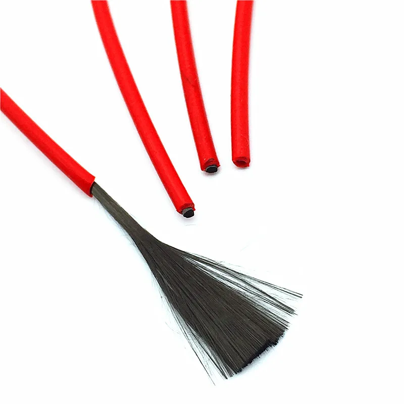 10 M 12 K 150 W 220 V 330ohm sistema de Cable de calefacción de suelo radiante infrarrojo 2,0mm Ptfe fibra de carbono cables eléctrico piso línea