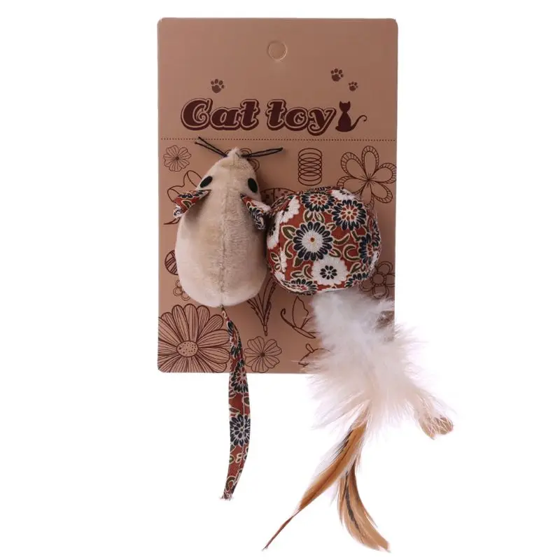

Mice Animal Cat Toys Catnip InteractiveToy Christmas Pet Products For Kittens
