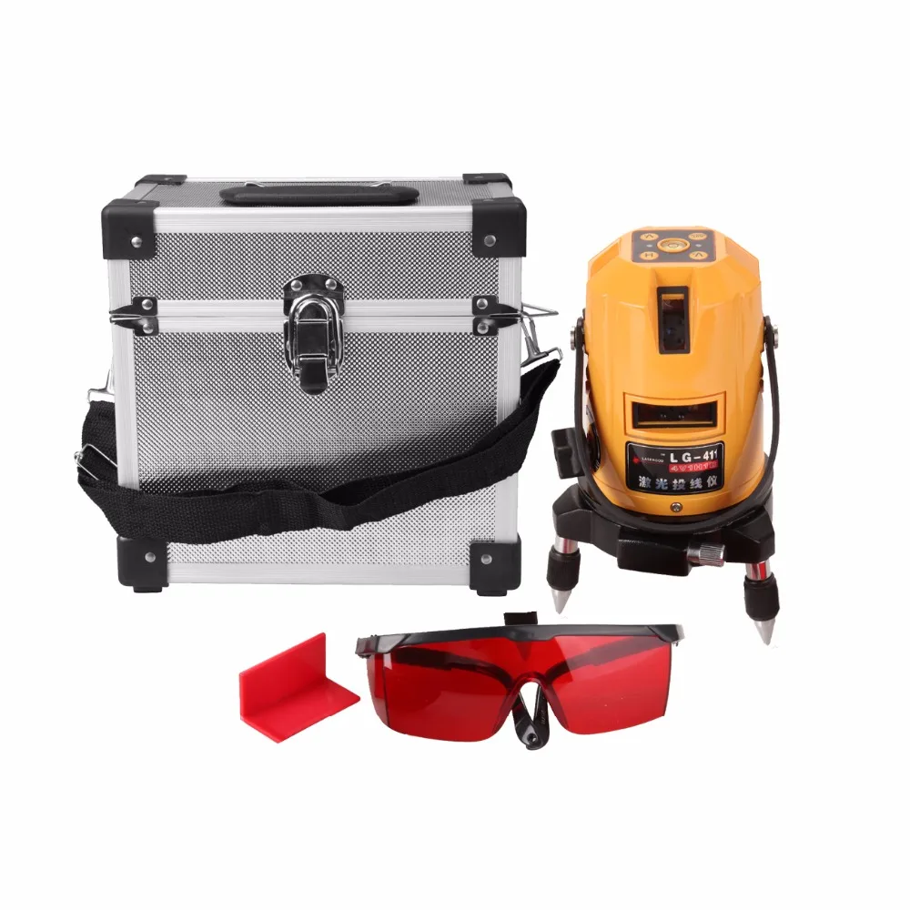 

(Ship From US) Self-Leveling Laser Level 360 degree Rotary Laser Target Horizontal Vertical Red Beam