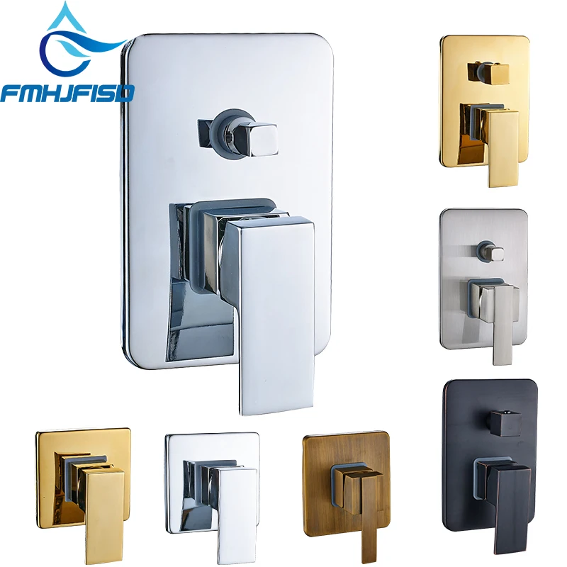 Triple Way Faucet Valve 2 Way Faucet Cartridge Valve Diverter for