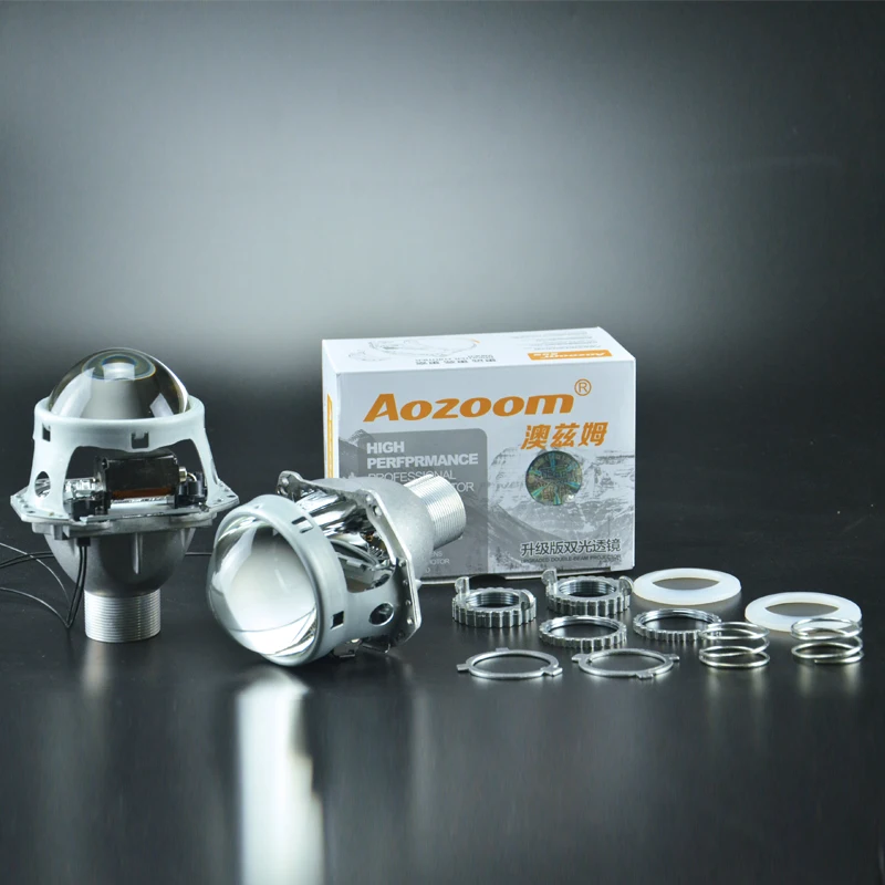 

Aozoom New Arrival Nondestructive Metal 3.0 '' H4 HID Bi Xenon Lens Projector