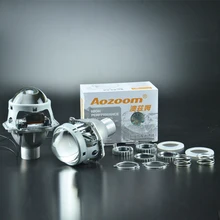 Aozoom New Arrival Nondestructive Metal 3.0 ” H4 HID Bi Xenon Lens Projector