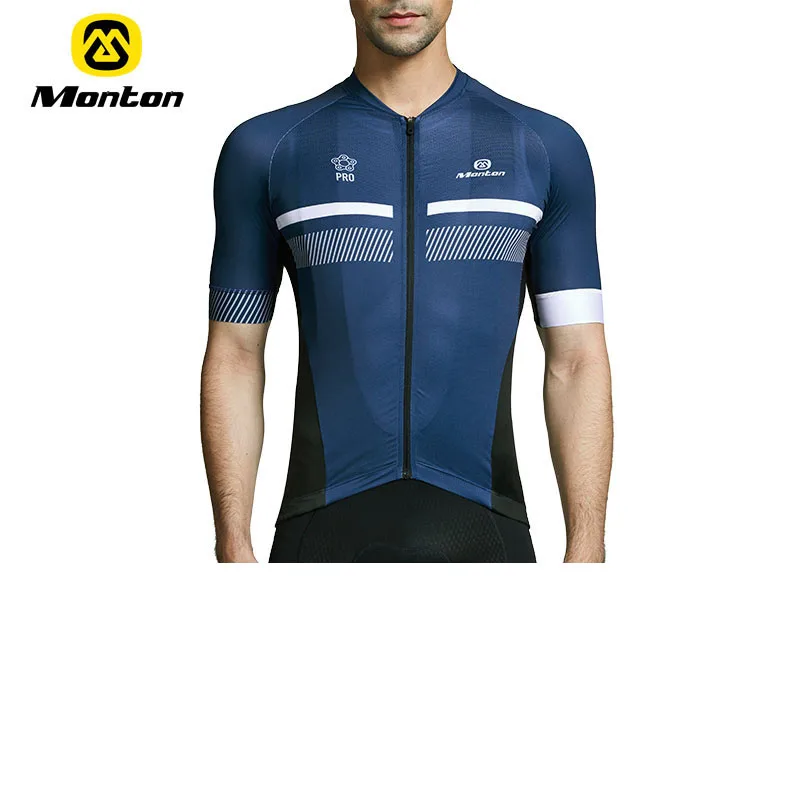 New Monton Men Short Sleeve Cycling Jersey Bike MTB Bicycle Clothes For