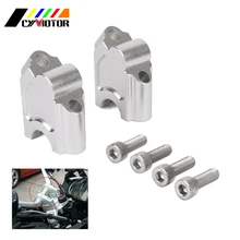 Мотоцикл с ЧПУ Алюминий крепление зажима руля для адаптера переменного тока для BMW F650GS F700GS 08 09, 10, 11, 12, 13, 14, 15, 16, 17, 2008 2009 20010