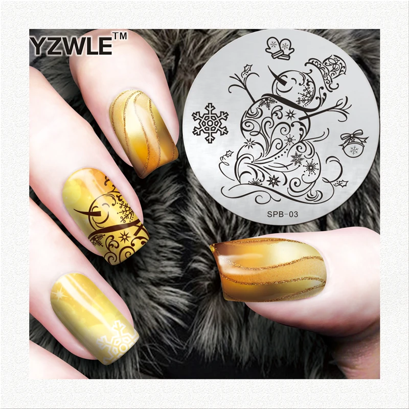 

professional nail art stamper 5.5cm round image plate nail art stamping plate for manicure