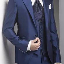 Обычный свадьба платье жениха костюм человек костюм жениха свадьба костюм+ пальто, Жилет и перевязка( брюки