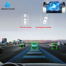 Smartour 1080P ADAS USB Автомобильный видеорегистратор подключение к автомобильный dvd-плеер на основе Android ночного видения