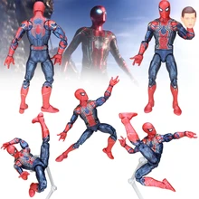 Marvel Avengers: Infinity War Spiderman Legends Action Figure Pizza Spider Man Wolverine Deadpool Model Toys for Christmas Gift