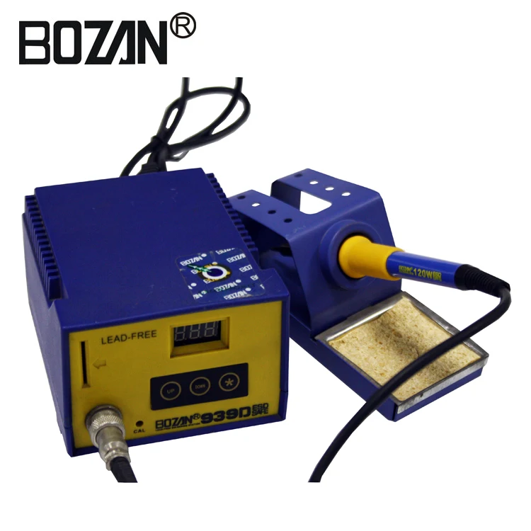 

High Quality 939D 75W Soldering Station SMD Rework Anti-Static Automatic Welding Solder Station Professional BOZAN Factory